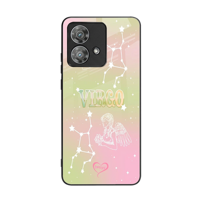 Virgo Aura back phone cover | glass case for motorola edge 40 neo 5g