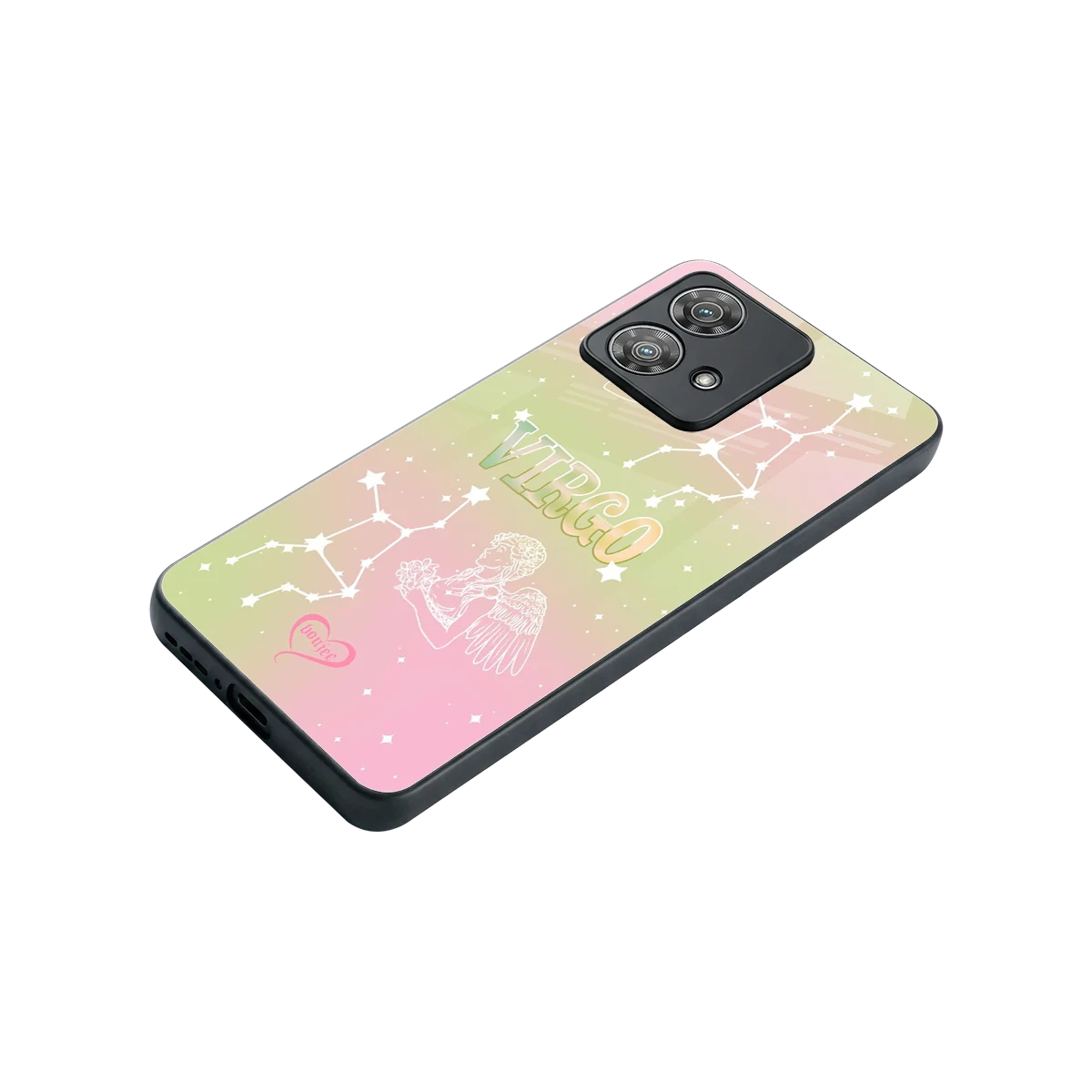 Virgo Aura stylish phone case for motorola edge 40 neo 5g | glossy glass and slim fit
