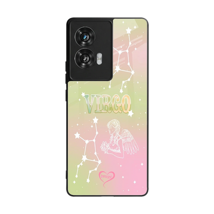 Virgo Aura back phone cover | glass case for motorola edge 50 fusion