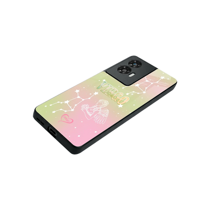 Virgo Aura stylish phone case for motorola edge 50 fusion | glossy glass and slim fit