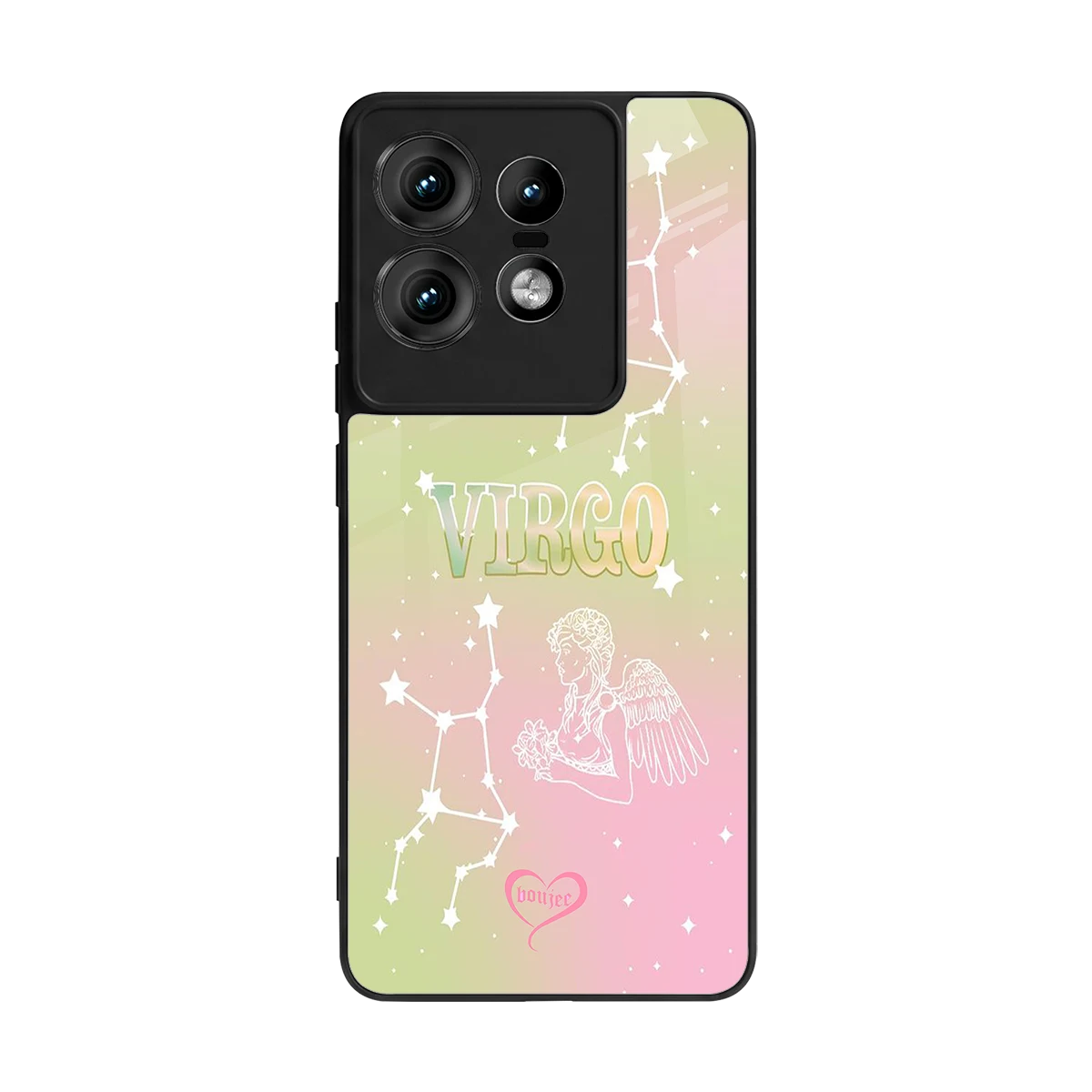 Virgo Aura back phone cover | glass case for motorola edge 50 pro