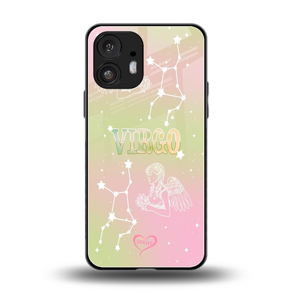 Virgo Aura back phone cover | glass case for nothing phone 2