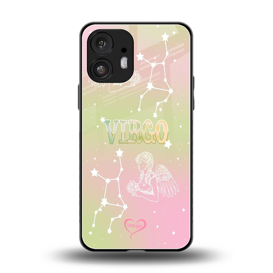 Virgo Aura back phone cover | glass case for nothing phone 2