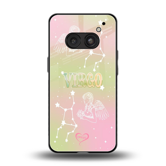 Virgo Aura back phone cover | glass case for nothing phone 2a