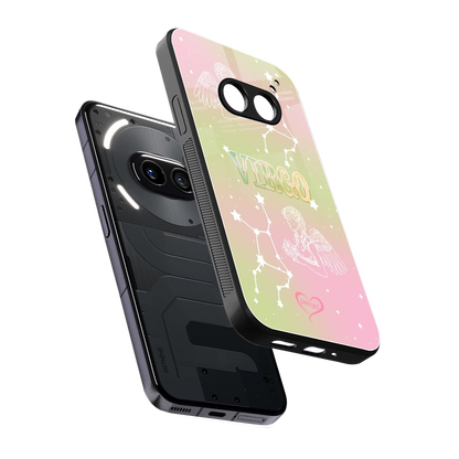 Virgo Aura sleek nothing phone 2a cover with tempered glass back and TPU edges