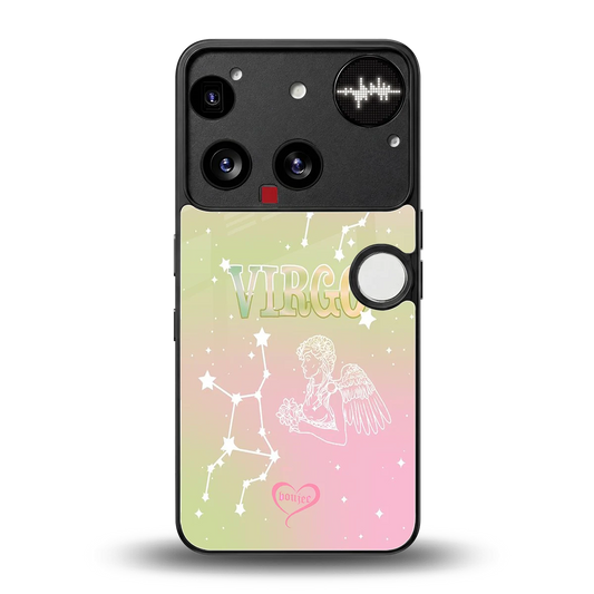 Virgo Aura back phone cover | glass case for nothing phone 3