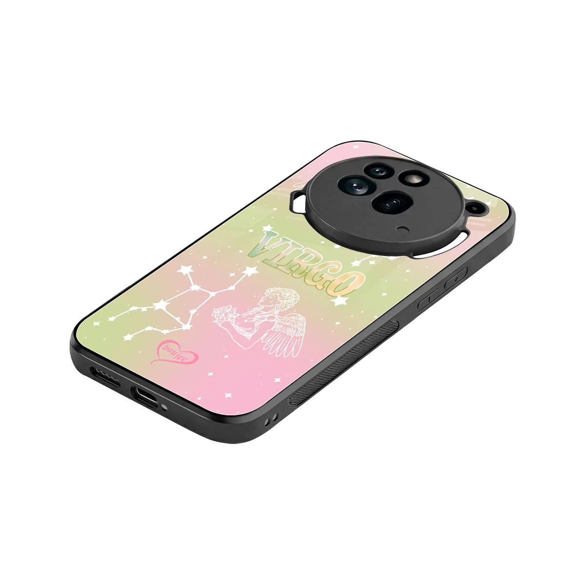 Virgo Aura stylish phone case for nothing phone 3a pro | glossy glass and slim fit