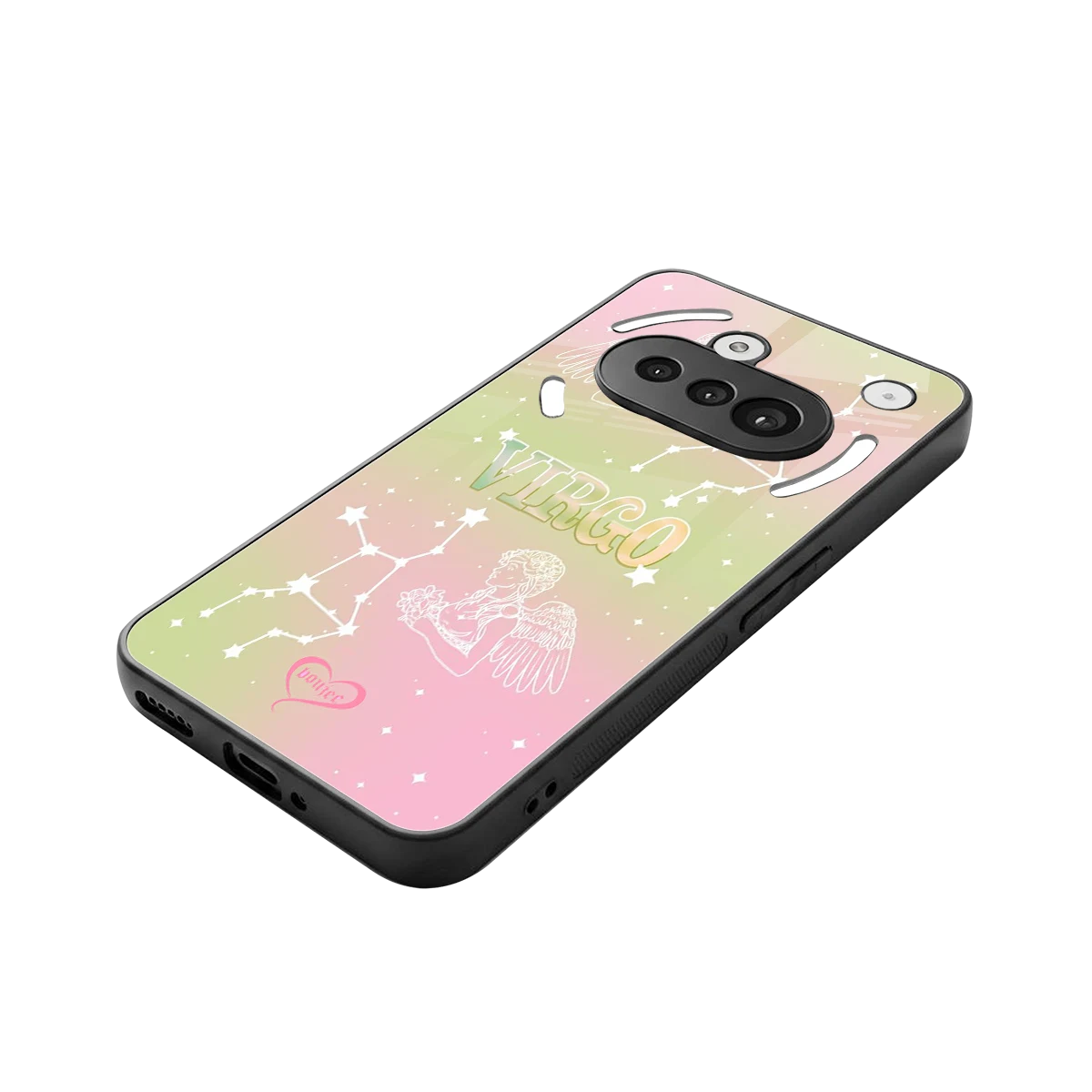 Virgo Aura stylish phone case for nothing phone 3a | glossy glass and slim fit