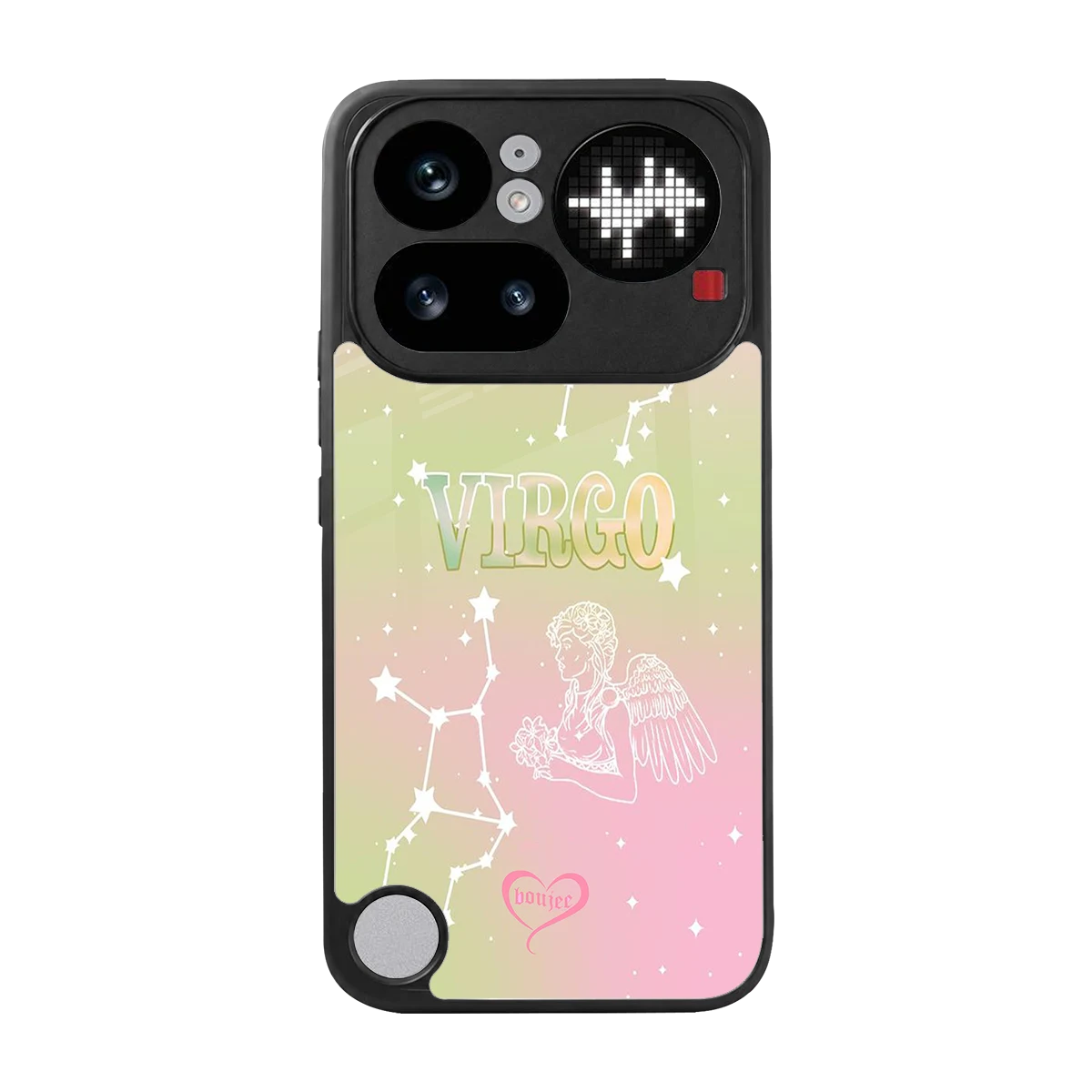 Virgo Aura back phone cover | glass case for nothing phone 4a pro