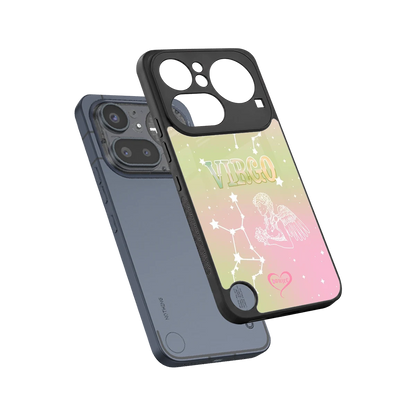 Virgo Aura sleek nothing phone 4a pro cover with tempered glass back and TPU edges