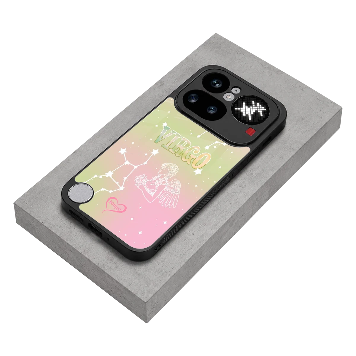 Virgo Aura stylish phone case for nothing phone 4a pro | glossy glass and slim fit