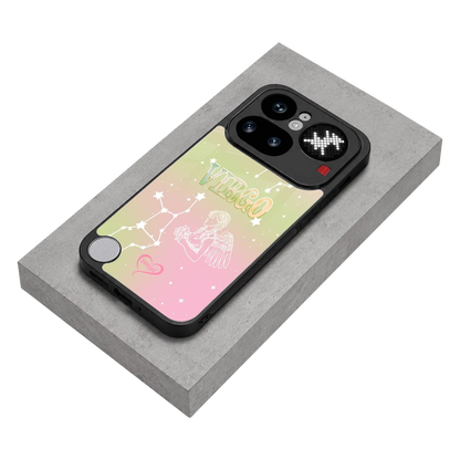Virgo Aura stylish phone case for nothing phone 4a pro | glossy glass and slim fit