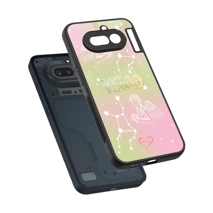 Virgo Aura sleek nothing phone 4a cover with tempered glass back and TPU edges