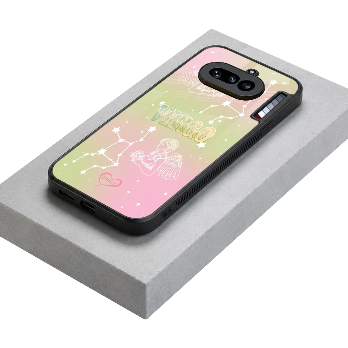 Virgo Aura stylish phone case for nothing phone 4a | glossy glass and slim fit