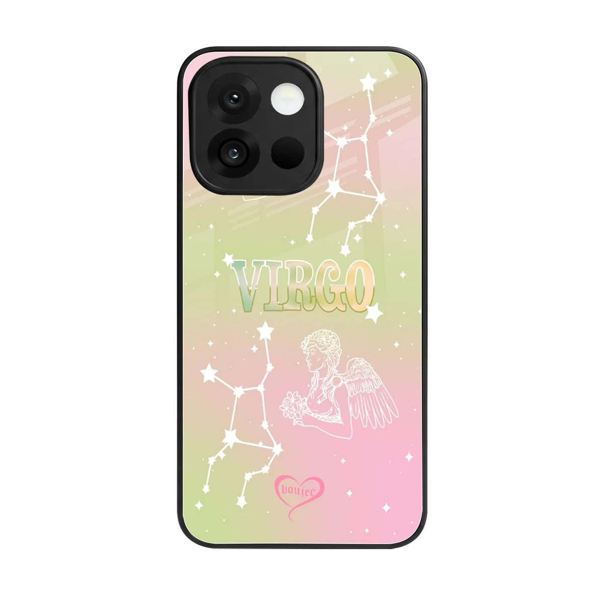 Virgo Aura back phone cover | glass case for oneplus 13s