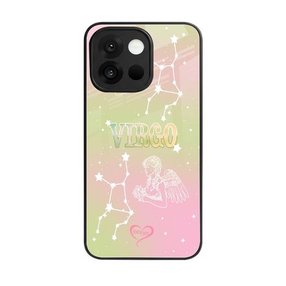 Virgo Aura back phone cover | glass case for oneplus 13s
