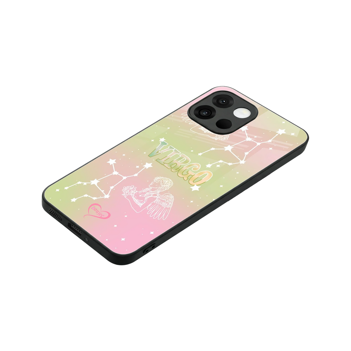 Virgo Aura stylish phone case for oneplus 13s | glossy glass and slim fit