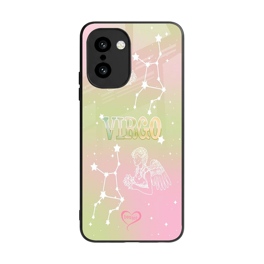 Virgo Aura back phone cover | glass case for oneplus 15r