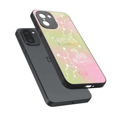 Virgo Aura sleek oneplus 15r cover with tempered glass back and TPU edges