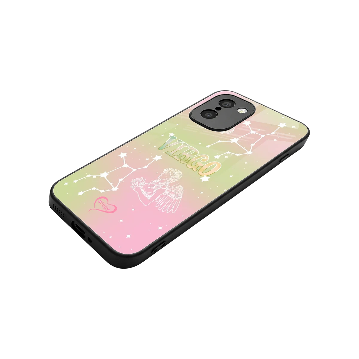 Virgo Aura stylish phone case for oneplus 15r | glossy glass and slim fit