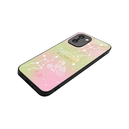Virgo Aura stylish phone case for oneplus 15r | glossy glass and slim fit