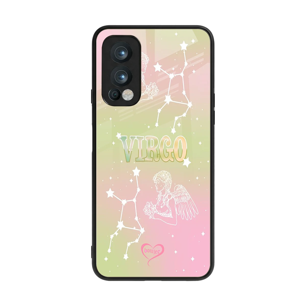 Virgo Aura back phone cover | glass case for oneplus nord 2