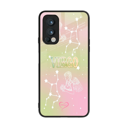 Virgo Aura back phone cover | glass case for oneplus nord 2