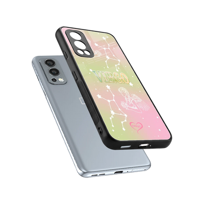 Virgo Aura sleek oneplus nord 2 cover with tempered glass back and TPU edges