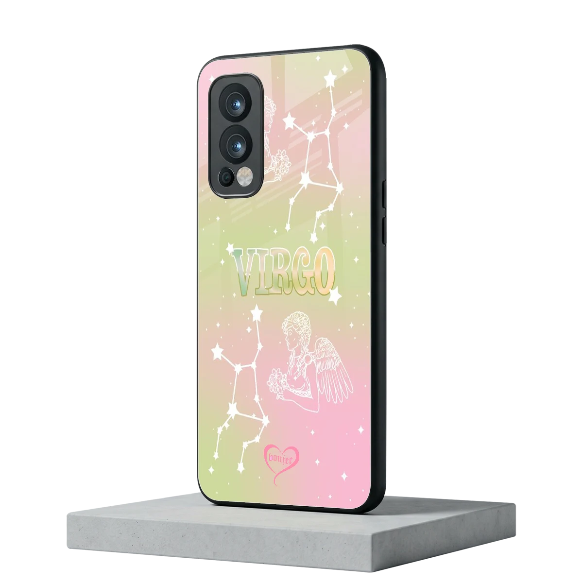 Virgo Aura oneplus nord 2 mobile cover | shockproof glass phone case