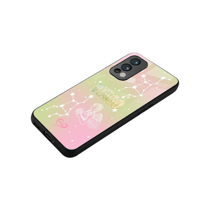 Virgo Aura stylish phone case for oneplus nord 2 | glossy glass and slim fit
