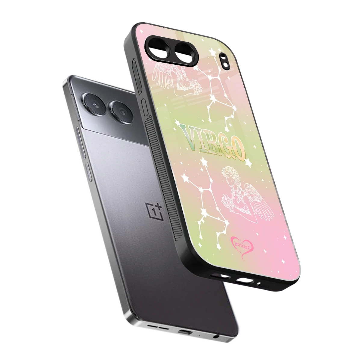 Virgo Aura sleek oneplus nord 4 cover with tempered glass back and TPU edges