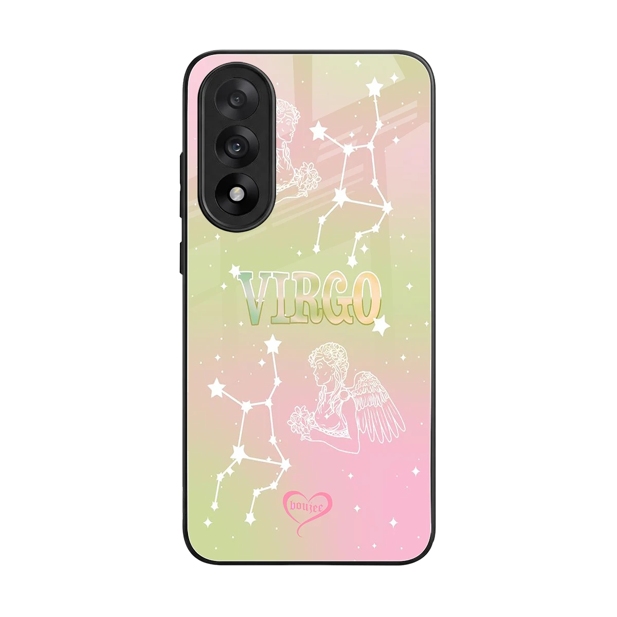 Virgo Aura back phone cover | glass case for oneplus nord 5
