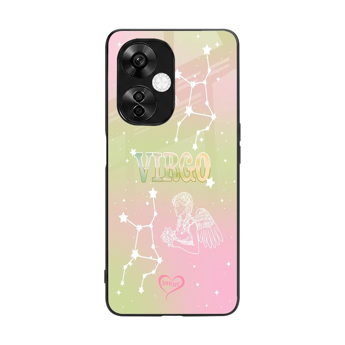 Virgo Aura back phone cover | glass case for oneplus nord ce 3 lite