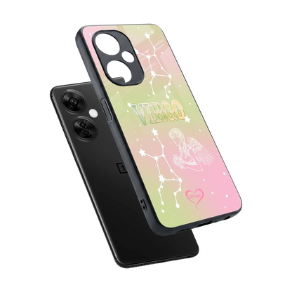 Virgo Aura sleek oneplus nord ce 3 lite cover with tempered glass back and TPU edges