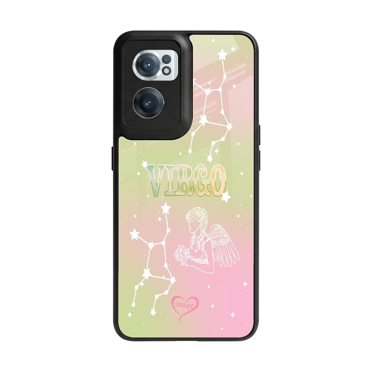 Virgo Aura back phone cover | glass case for oneplus nord ce 2