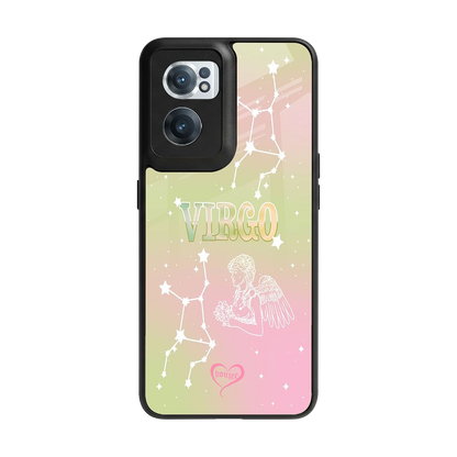Virgo Aura back phone cover | glass case for oneplus nord ce 2