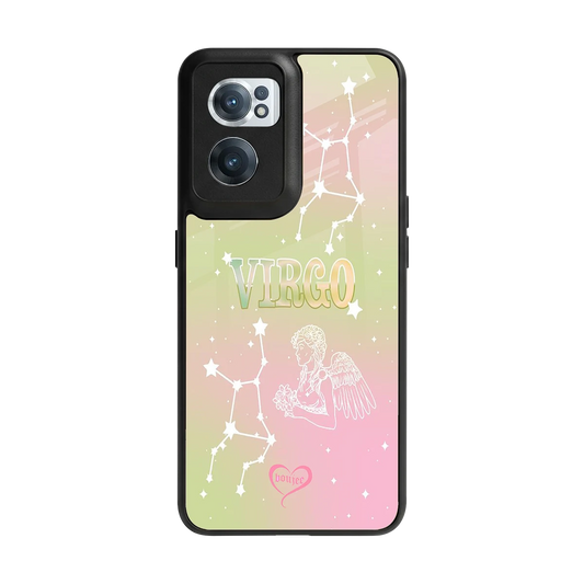 Virgo Aura back phone cover | glass case for oneplus nord ce 2