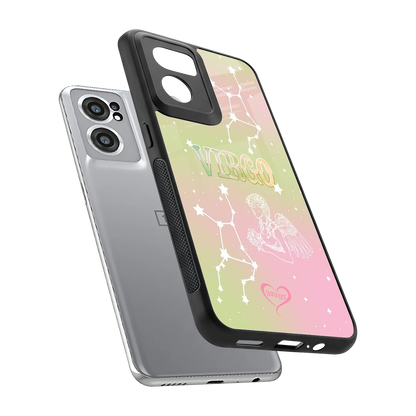 Virgo Aura sleek oneplus nord ce 2 cover with tempered glass back and TPU edges