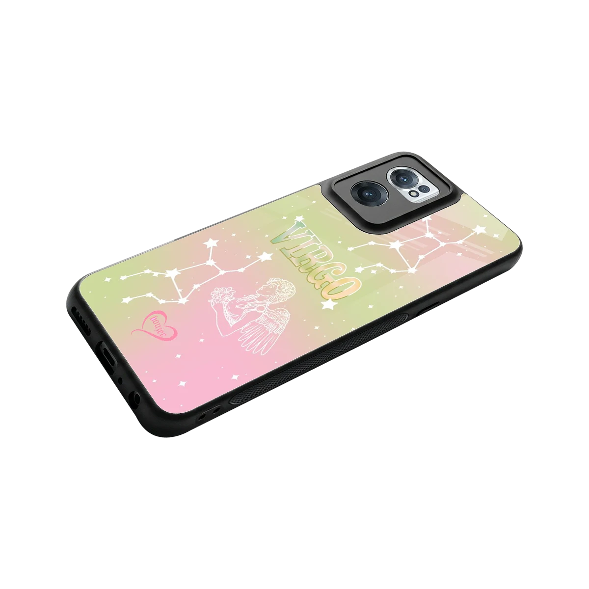 Virgo Aura stylish phone case for oneplus nord ce 2 | glossy glass and slim fit