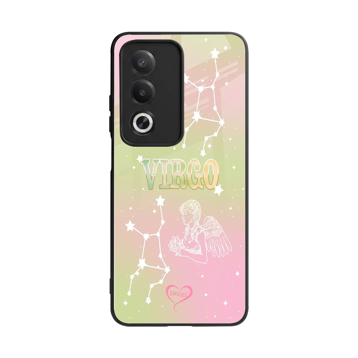 Virgo Aura back phone cover | glass case for oppo a3 pro