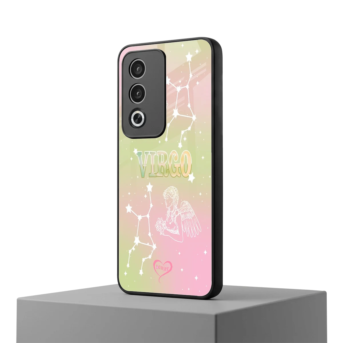 Virgo Aura oppo a3 pro mobile cover | shockproof glass phone case