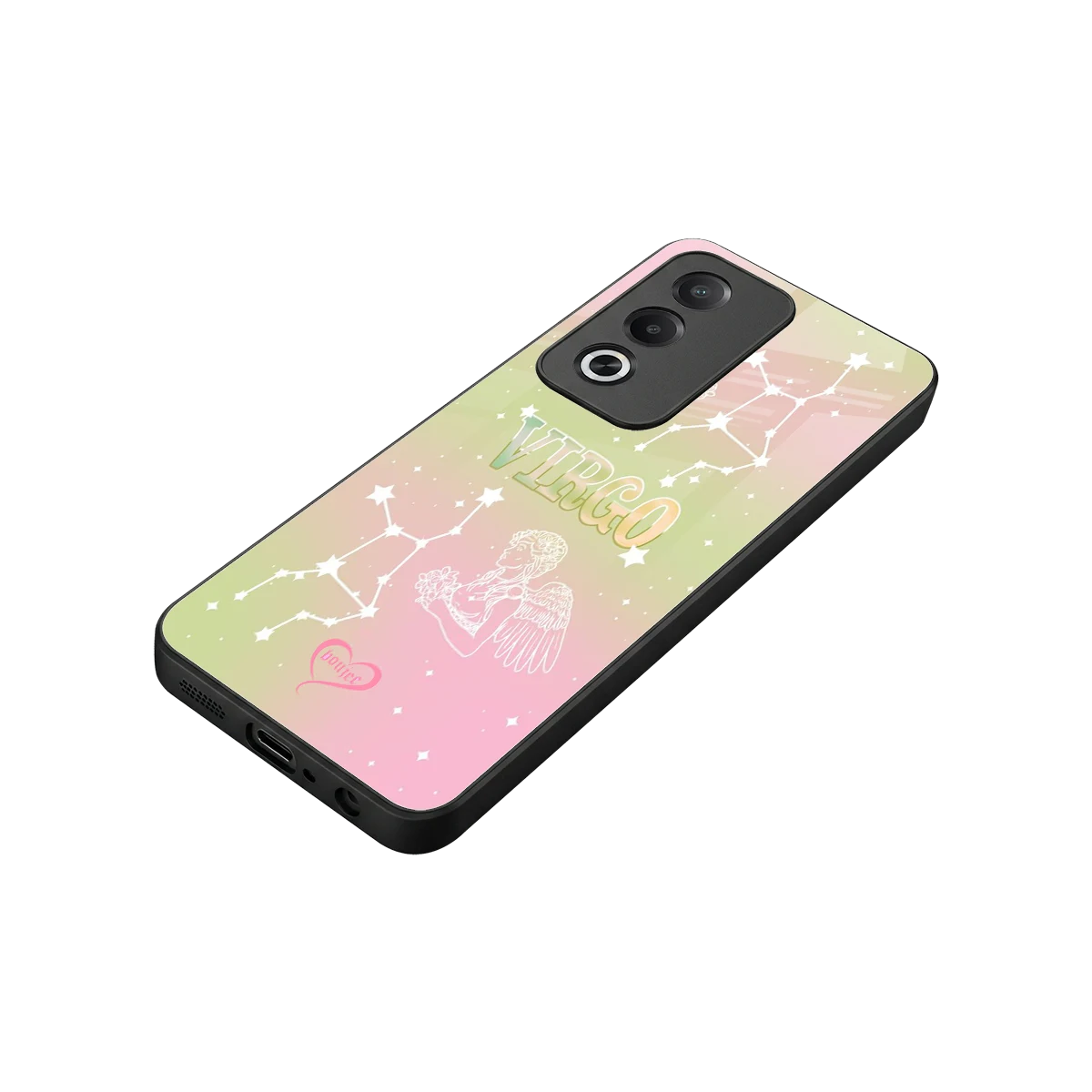 Virgo Aura stylish phone case for oppo a3 pro | glossy glass and slim fit