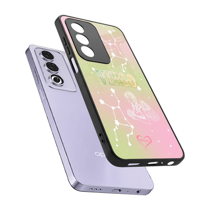 Virgo Aura sleek oppo a3 pro cover with tempered glass back and TPU edges