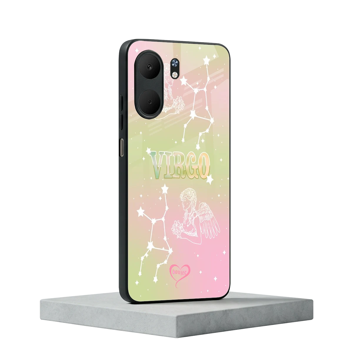 Virgo Aura oppo a5x 5g mobile cover | shockproof glass phone case