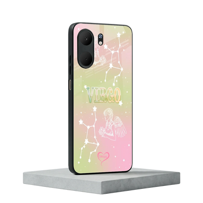 Virgo Aura oppo a5x 5g mobile cover | shockproof glass phone case