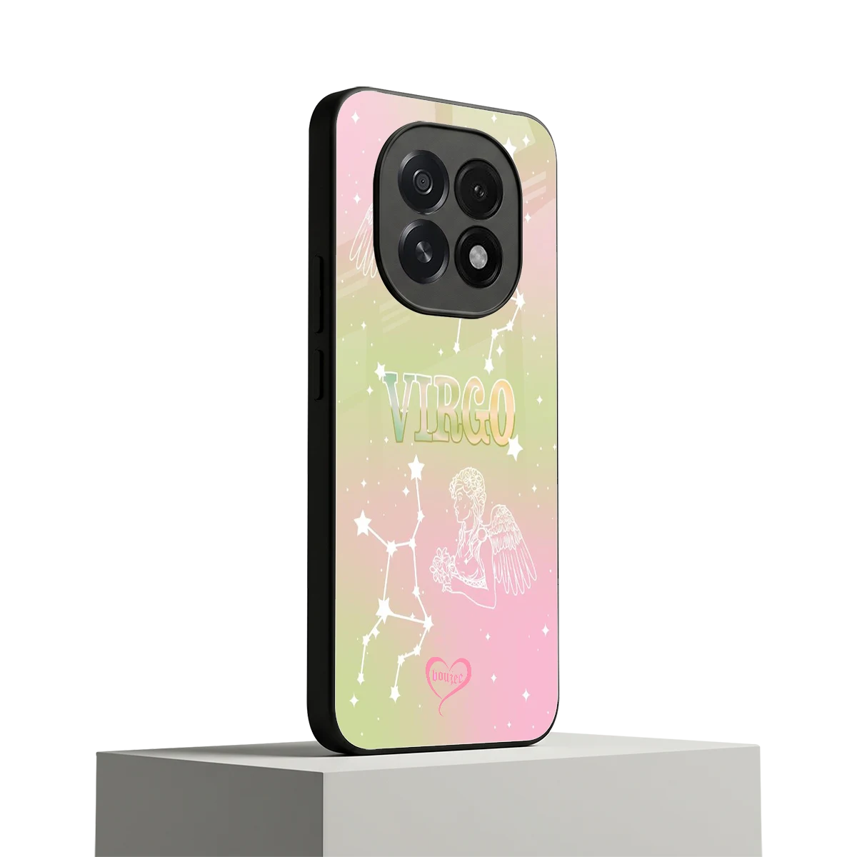 Virgo Aura oppo f29 5g mobile cover | shockproof glass phone case