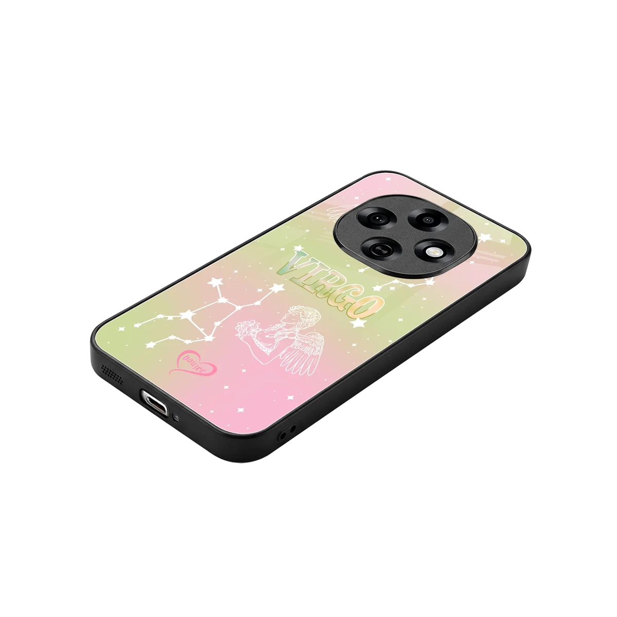 Virgo Aura stylish phone case for oppo f31 pro 5g | glossy glass and slim fit
