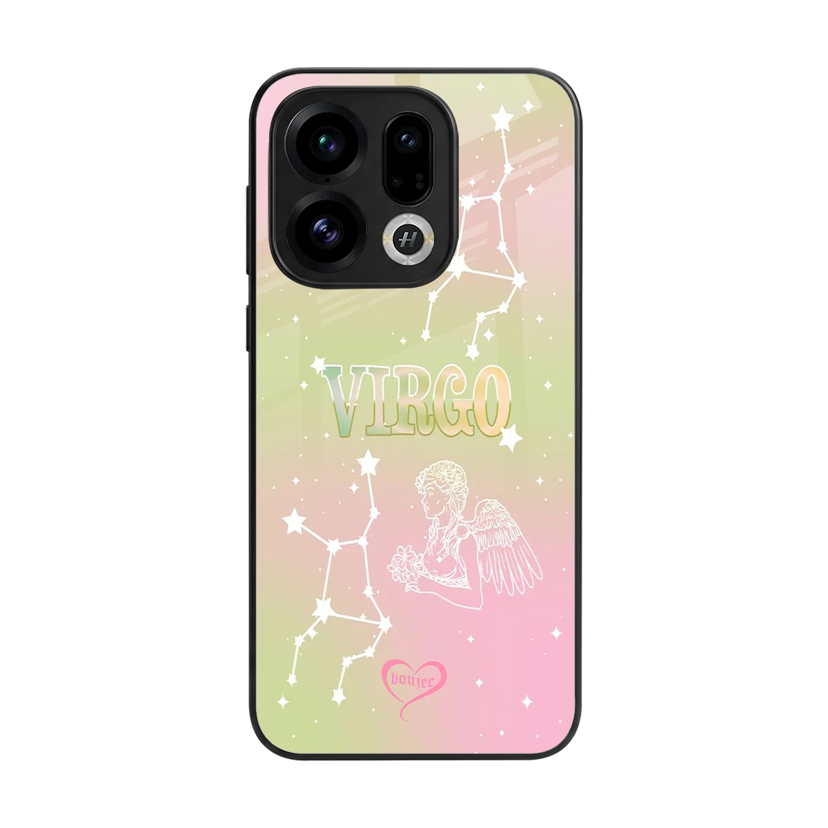 Virgo Aura back phone cover | glass case for oppo find x9