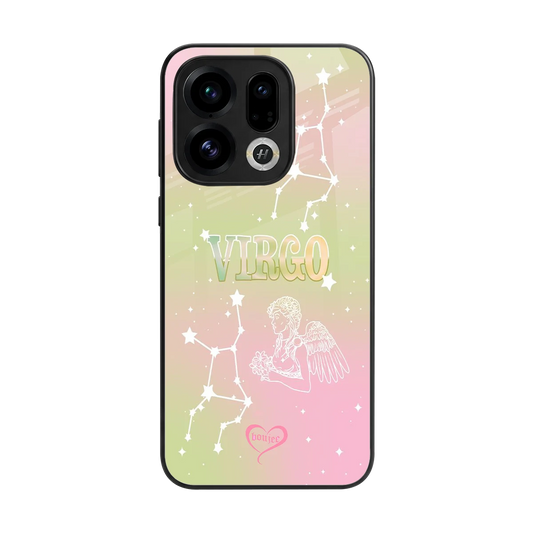 Virgo Aura back phone cover | glass case for oppo find x9