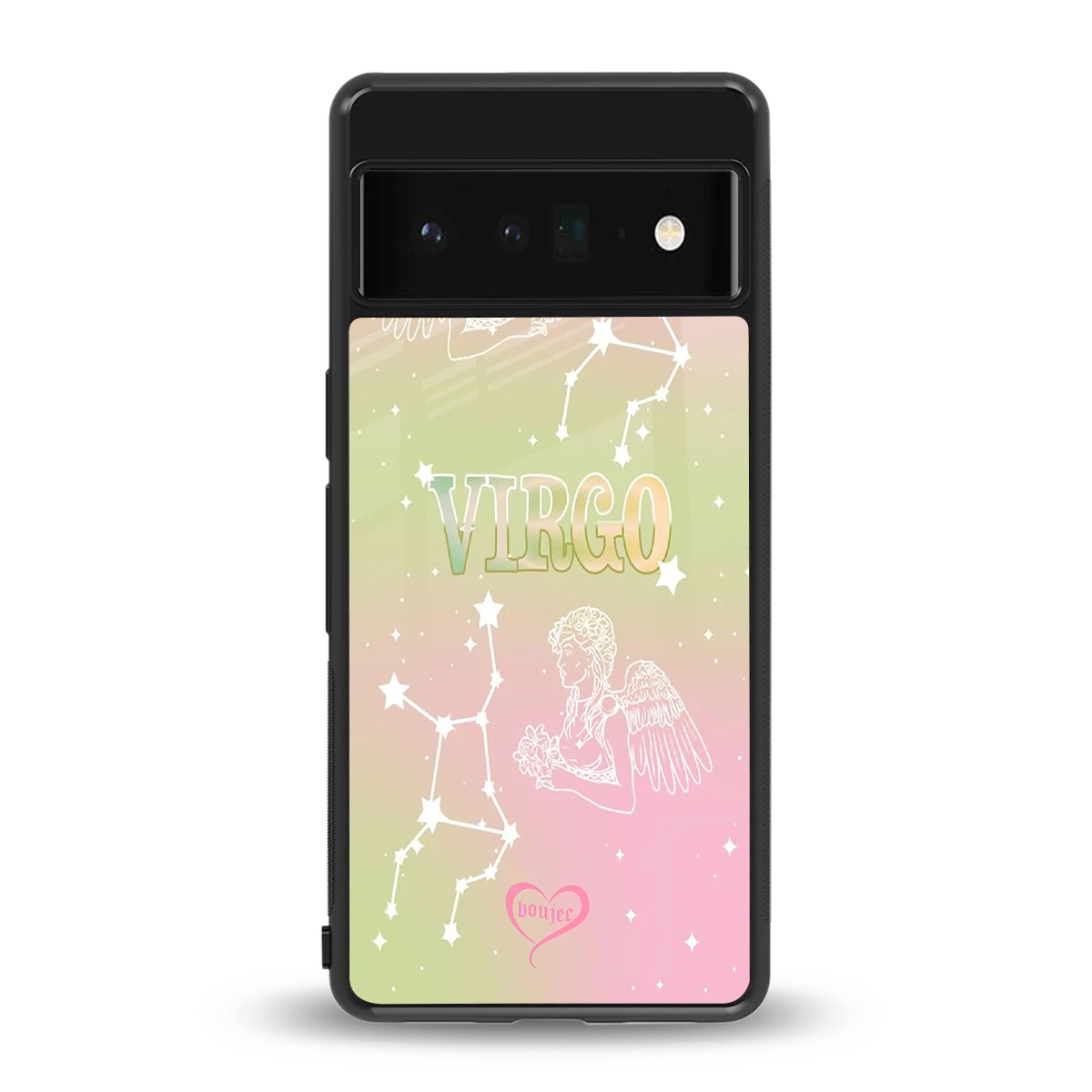Virgo Aura back phone cover | glass case for google pixel 6 pro
